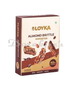 LOYKA ALMOND BRITTLE ASSORTED 14 PIECES 203G