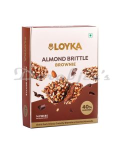 LOYKA ALMOND BRITTLE BROWNIE 14 PIECES 203G