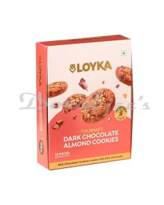 LOYKA DARK CHOCOLATE ALMOND COOKIES 16 PIECES 192G