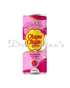 CHUPSA CHUPS RASPBERRY CREAM SPARKLING SOFT DRINK 250ML