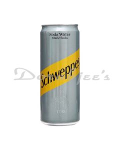 SCHWEPPES SODA WATER TIN 320 ML