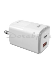 GM G+ 65W MOBILE FAST CHARGING ADAPTER 2 USB PORT TYPE C & A WA163