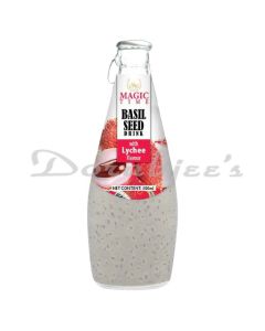 MAGIC TIME LYCHEE FLAVOR BASIL SEED DRINK 300ML
