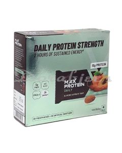RITEBITE MAX PROTEIN DAILY ALMOND APRICOT BAR PK 6  300GM
