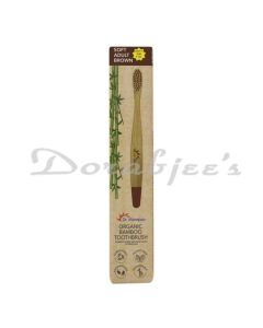 MOREPEN GUBB ORGANIC BAMBOO TOOTH BRUSH ADULT BROWN SOFT
