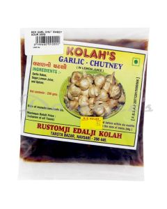 RUSTOMJI KOLAH  GARLIC CHUTNEY IN LEMON JUICE 200G
