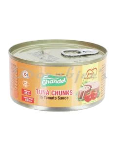 CHANDEL TUNA CHUNKS IN TOMATO SAUCE 185G