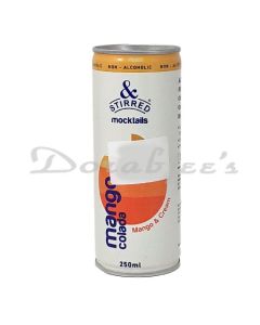 &STIRRED MOCKTAILS MANGO COLADA  250 ML