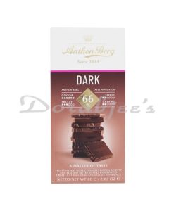 ANTHON BERG 66 PC DARK CHOCOLATE 80G