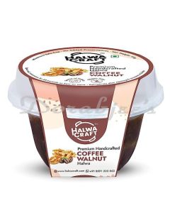 HALWA CRAFT COFFEE WALNUT HALWA  100G CUP  READY TO EAT  HALWA REINVENTED