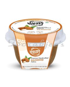 HALWA CRAFT ALMOND HALWA  100G CUP  READY TO EAT  RICH INDIAN SWEET