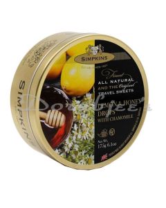 SIMPKIN CANDY DROPS LEMON HONEY 175G