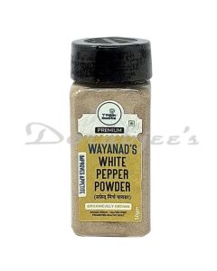 YOGIK ROOTS ORGANIC WAYANADS WHITE PEPPER POWDER 50 G