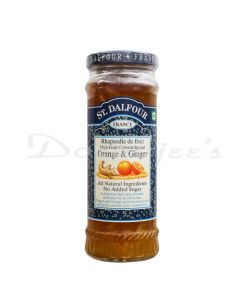 ST DALFOUR ORANGE AND GINGER FRUIT SPREAD JAM 284 G