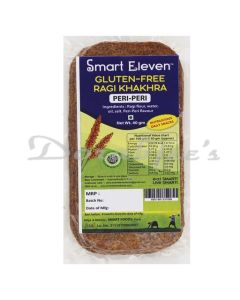 SMART ELEVEN GLUTEN FREE MILLET MOBILE KHAKHRA 200G   RAGI PERI PERI