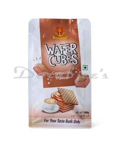 KRAVOUR WAFER CUBE BISCUITS  CAPPUCCINO FLAVOR 100G
