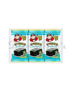 TAO KAE NOI SEASONED SEAWEED SNACK LAVER 4G X 3PACK  ORIGINAL FLAVOR