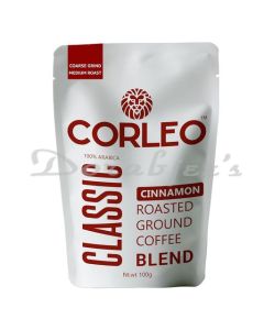 CORLEO CINNAMON FINE GRIND MEDIUM ROAST ARABICA GROUND COFFEE AEROPRESS ESPRESSO HOT BREW100G