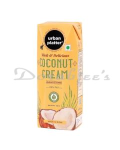 URBAN PLATTER UNSWEETENED COCONUT CREAM 250ML