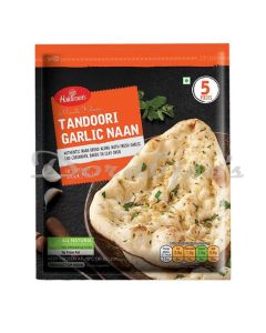 HALDIRAMS FROZEN TANDOORI NAAN GARLIC 400GS