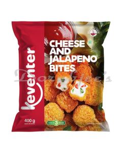 KEVENTER FROZEN CHEESE AND JALAPENO  BITE 400G
