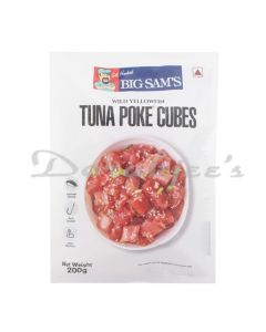BIG SAMS FROZEN WILD YELLOW FIN TUNA CUBES 200G