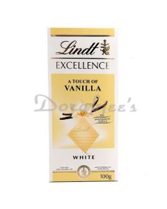 LINDT EXCELLENCE WHITE VANILLA 100G