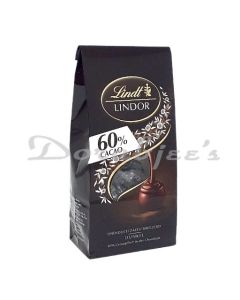 LINDT LINDOR 60% CACAO BAG 136