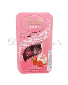 LINDT LINDOR STRAW&CREAM 200G
