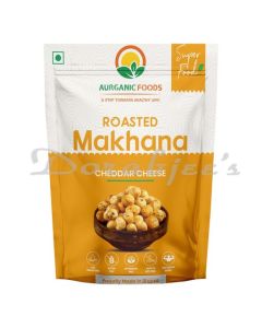 AURGANIC FOODS CHEDDAR CHEESE MAKHANA FOX NUTS 80G