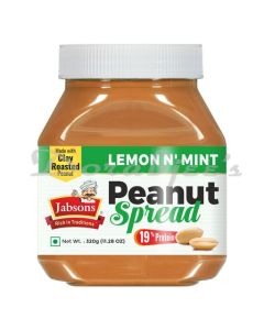 JABSONS PEANUT BUTTER  SPREAD LEMON N MINT 320G