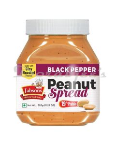 JABSONS PEANUT BUTTER  SPREAD BLACK PEPPER 320G