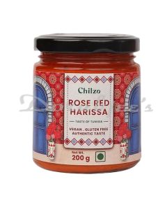CHILZO ROSE RED HARISSA SAUCE 200G