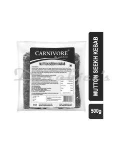 CARNIVORE FROZEN MUTTON SEEKH KABAB  500G