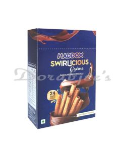 MADDOX SWIRLICIOUS COOKIE WAFER ROLL BISCUIT 252G 24 ST BOX