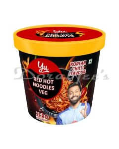YU RED HOT NOODLES VEG 70G