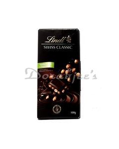 LINDT CHOCOLATE DARK HAZELNUT CHOCOLATE  100G