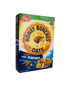 POST CEREAL HONEY BUNCHES OAT WITH ALMONDS 411G