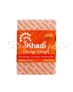 KHADI NATURAL ORANGE GINGER SOAP 125 G