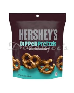 HERSHEYS CHOCOLATE DIPPED PRETZELS 240 G