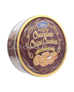 VINTAGE CHOCOLATE CHIPS COOKIES TIN 400G