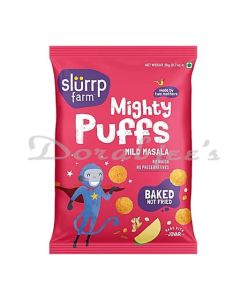 SLURRP FARM MIGHTY PUFFS BAKED MILD MASALA 20G