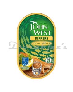 JOHN WEST KIPPER FILLETS IN SUNFLOWER OIL 160 G