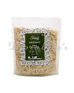 SAAG ORGANIC POHA WHITE 500G
