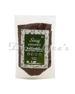 SAAG ORGANIC RAI  MUSTARD SMALL  100 G