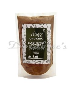 SAAG ORGANIC BLACK PEPPER POWDER100 G