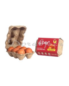 HAPPY HENS FREE RANGE FOLA PLUS VITAMIN B9 ENRICHED EGGS 6PC