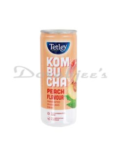 TETLEY KOMBUCHA PEACH FLAVOR 250ML