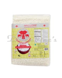 TRIPLE ELEPHANT STICKY RICE GLUTINOUS 1KG