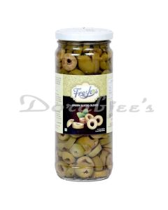 FRESHOS GREEN OLIVES SLICED 450G